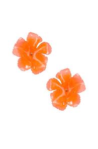 Jennifer Behr Thalia Earrings In Orange