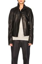 Rick Owens Mollino Biker In Black