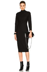 Strom Dotta Scuba Dress In Black