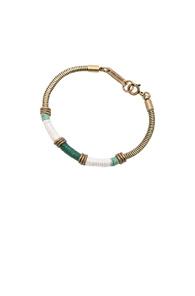 Isabel Marant Yusuf Bracelet In Metallics,green