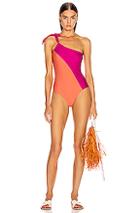 Sebastien Emilie Swimsuit In Orange,pink