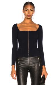 Brock Collection Kennedy Knit Cardigan In Blue