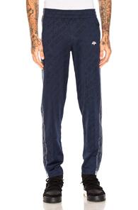 Adidas By Alexander Wang Jacquard Track Pants In Blue
