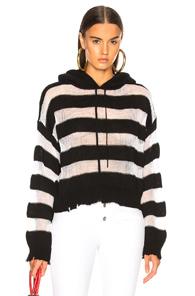 Rta Marvin Hoodie In Black,stripes