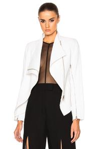 Ann Demeulemeester Drape Jacket In White
