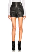 3.1 Phillip Lim Leather Utility Short In Black