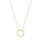 Fossil Ring Gold-tone Brass Necklace  Jewelry - Ja6970710