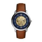 Fossil Neutra Automatic Luggage Leather Watch  Jewelry - Me3160