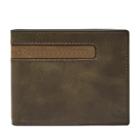 Fossil Edwin Rfid Traveler  Wallet Olive- Sml1672345