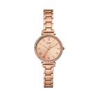 Fossil Kinsey Three-hand Rose Gold-tone Stainless Steel Watch  Jewelry - Es4447