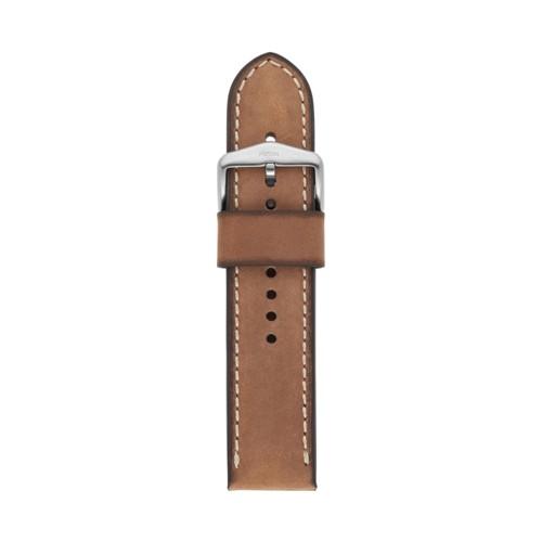 Fossil 24mm Light Brown Leather Strap   - S241085
