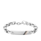 Fossil Plaque Steel Bracelet  Jewelry - Jf02823040