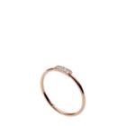 Fossil Rose Gold-tone Stainless Steel Glitz Ring  Jewelry - Jf030337916.5
