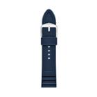 Fossil Blue Silicone 24mm Watch Strap   - S241081