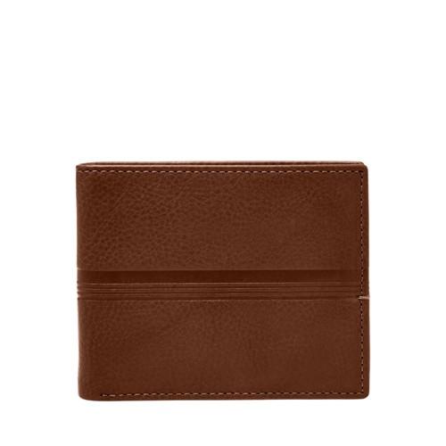 Fossil Roger Flip Id Bifold  Wallets Cognac- Ml4049222