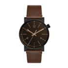 Fossil Barstow Three-hand Date Brown Leather Watch  Jewelry - Fs5552