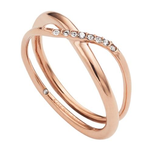 Fossil Glitz Twist Ring  Jewelry - Jf022557916.5