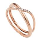 Fossil Glitz Twist Ring  Jewelry - Jf022557916.5
