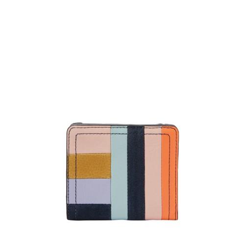 Fossil Logan Small Rfid Bifold  Wallet Bright Patchwork- Sl7866184