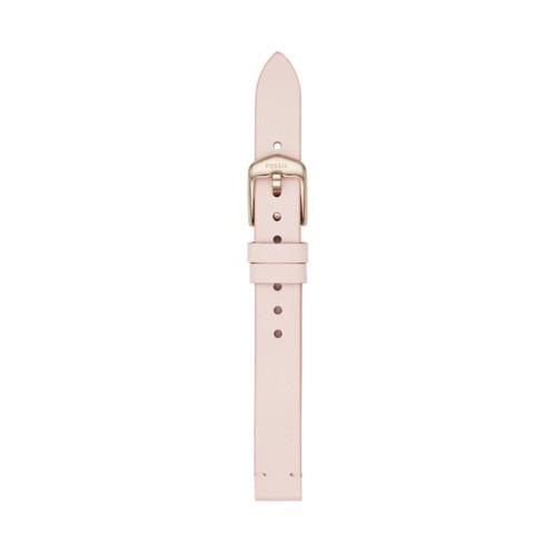 Fossil 12mm Pastel Pink Leather Strap   - S121008