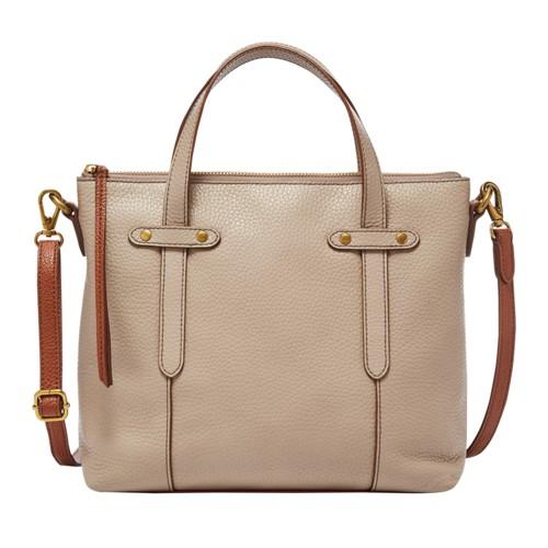 Fossil Felicity Satchel  Handbag Taupe- Shb1967271