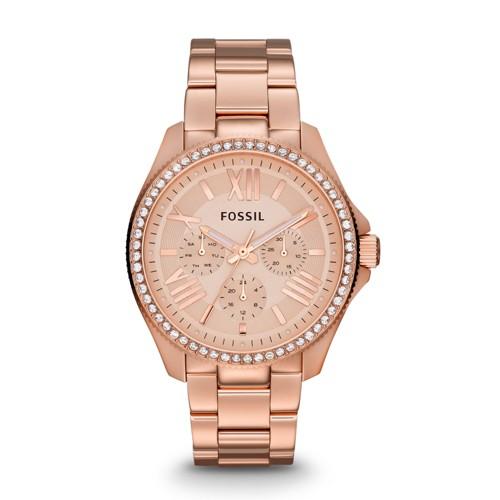 Fossil Cecile Multifunction Rose-tone Stainless Steel Watch   - Am4483