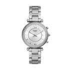 Fossil Hybrid Smartwatch - Carlie Stainless Steel  Jewelry - Ftw5041
