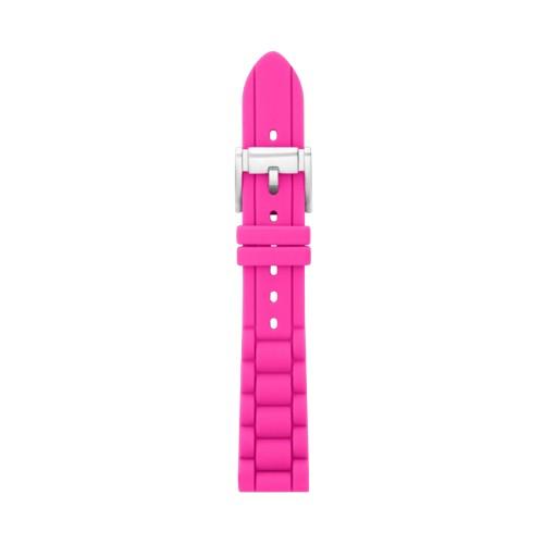 Fossil Silicone 18mm Watch Strap - Pink   - S181111