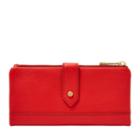 Fossil Lainie Clutch  Wallet Real Red- Swl2060622