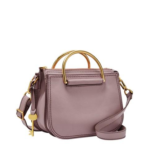 Fossil Ryder Mini Satchel  Handbag Orchid Tint- Zb7660522