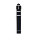 Fossil Defender 20mm Nylon Watch Strap - Black With Blue Stripe Des1027