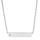 Fossil Bar Stainless Steel Necklace  Jewelry - Jof00434040