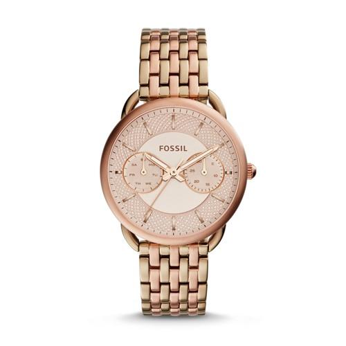 Fossil Tailor Multifunction Two-tone Stainless Steel Watch Es3955 Beige