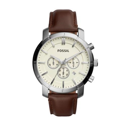 Fossil Lance Chronograph Brown Leather Watch  Jewelry - Bq1280