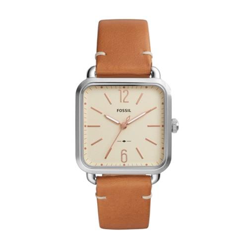 Fossil Micah Three-hand Sage Tan Leather Watch  Jewelry - Es4253