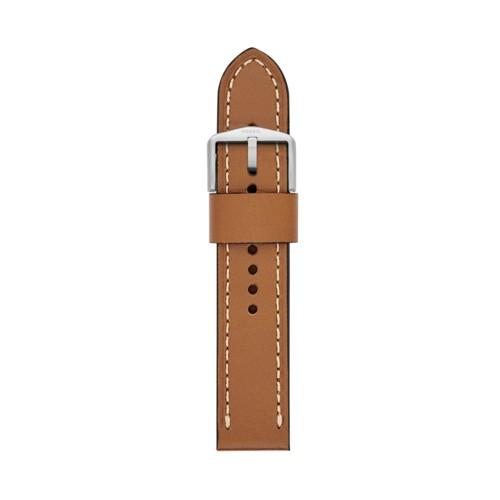 Fossil 22mm Light Brown Leather Watch Strap   - S221243