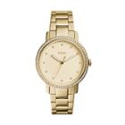 Fossil Neely Three-hand Gold-tone Stainless Steel Watch  Jewelry - Es4289