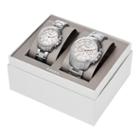 Fossil Grant Chronograph Stainless Steel Watch Box Set  Jewelry - Bq2180set
