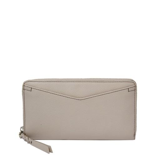 Fossil Caroline Rfid Zip Around Wallet  Wallet Mineral Gray- Sl7354055