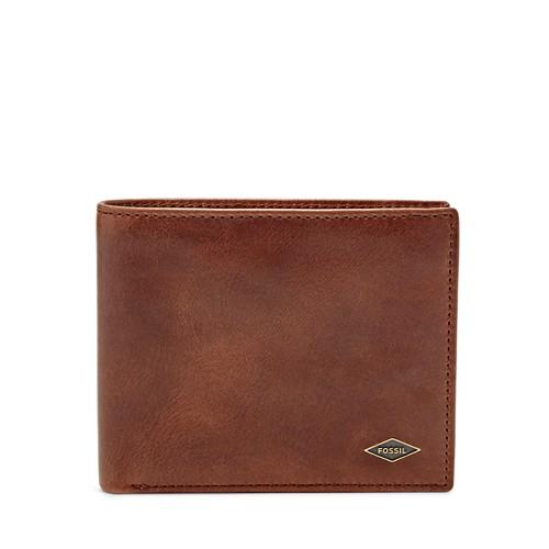 Fossil Ryan Rfid-blocking Large Coin Pocket Bifold Ml3736201 Wallet