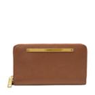 Fossil Liza Zip Around Clutch  Wallet Brown- Sl7878200