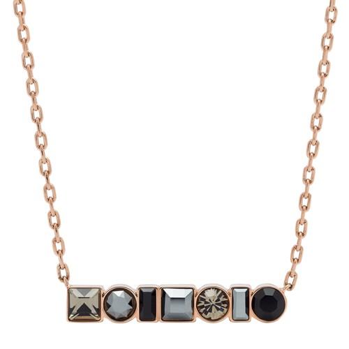 Fossil Heritage Shapes Rose Gold-tone Stainless Steel Necklace  Jewelry Rose Gold- Jof00485791