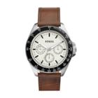 Fossil Neale Multifunction Brown Leather Watch  Jewelry - Bq2202
