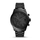 Fossil Daily Chronograph Black Stainless Steel Watch Fs5154 Black