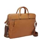 Fossil Haskell Double Zip Workbag  Bag Tan- Mbg9424231
