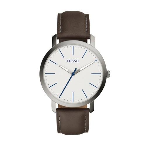 Fossil Luther Three-hand Black Leather Watch  Jewelry - Bq2349