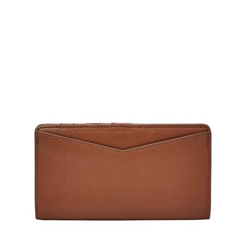 Fossil Caroline Rfid Slim Bifold Wallet  Wallet Brown- Sl7353200