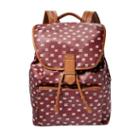 Fossil Mia Backpack  Handbag Maroon Multi- Shb1964940