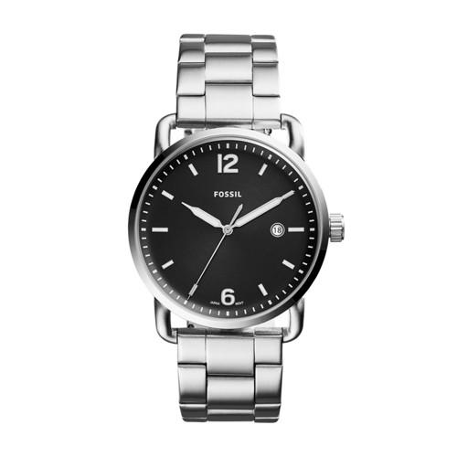 Fossil The Commuter Three-hand Date Stainless Steel Watch  Jewelry - Fs5391