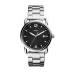 Fossil The Commuter Three-hand Date Stainless Steel Watch  Jewelry - Fs5391